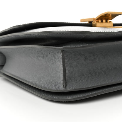 Celine Liege Calfskin Medium Classic Box Flap Bag Grey 10 of 12