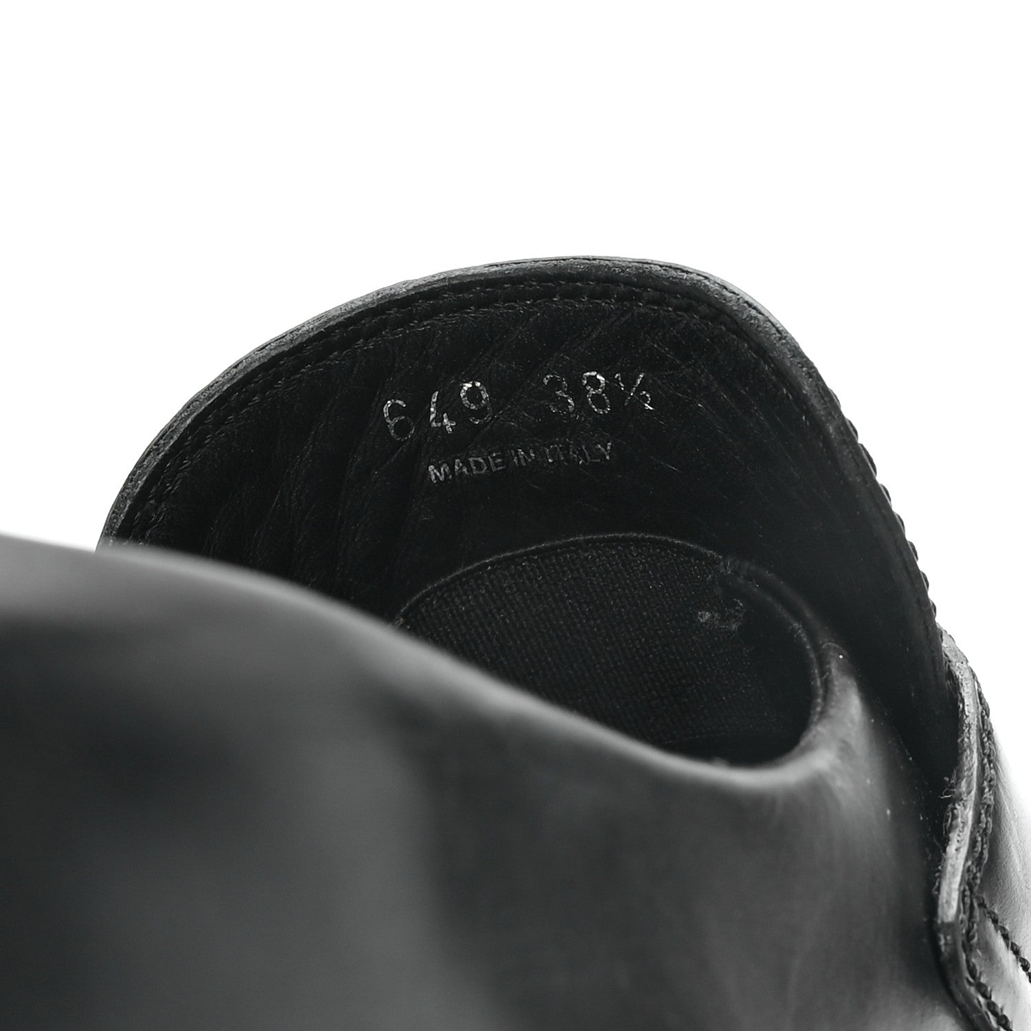 Prada Spazzolato Rois Metal Triangle Logo Monolith 55mm Loafers 38.5 Black 38.5 Black 9 of 10