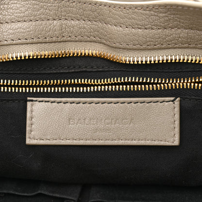 Balenciaga Chevre Gold Metallic Edge Hardware City Gris Taupe 6 of 11