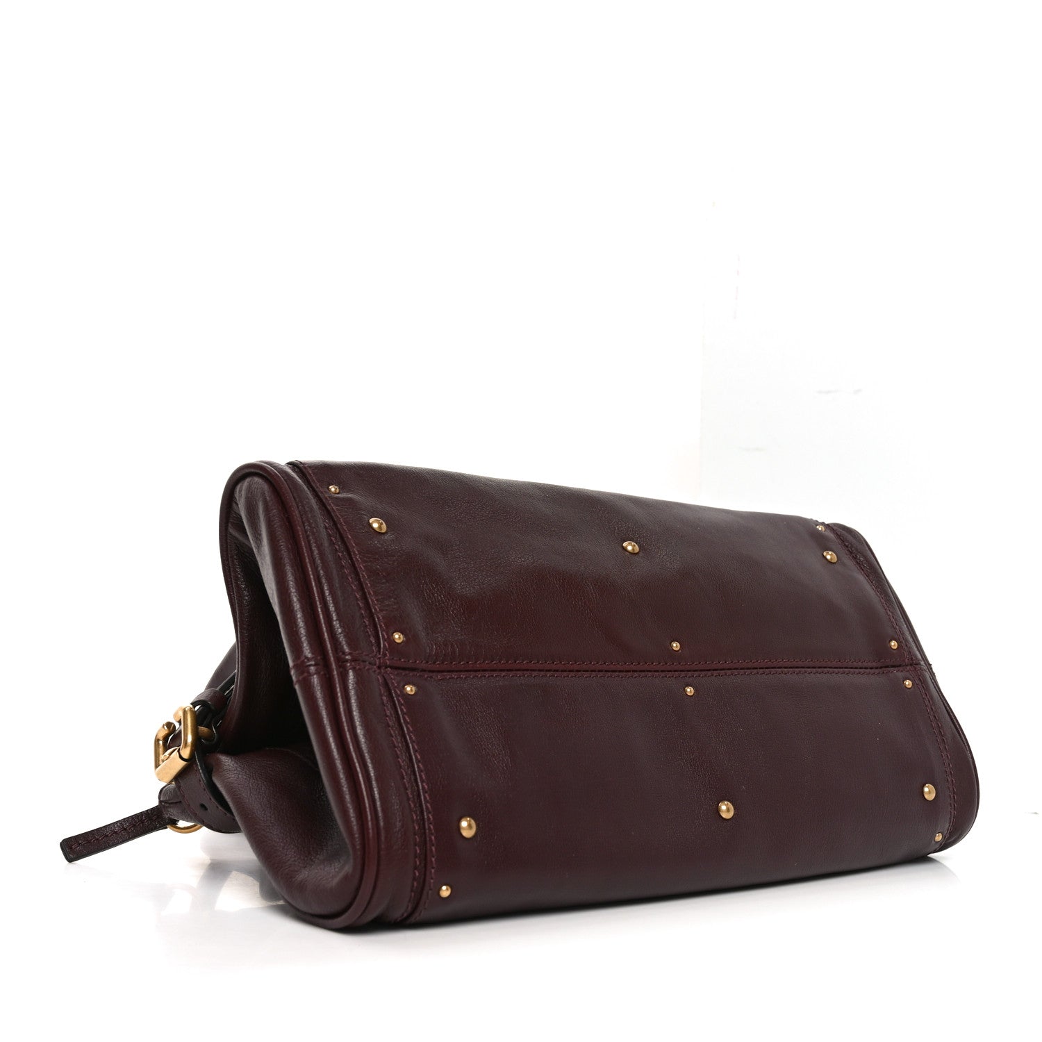 Chloe Grained Buffalo Paddington Grenat 4 of 10