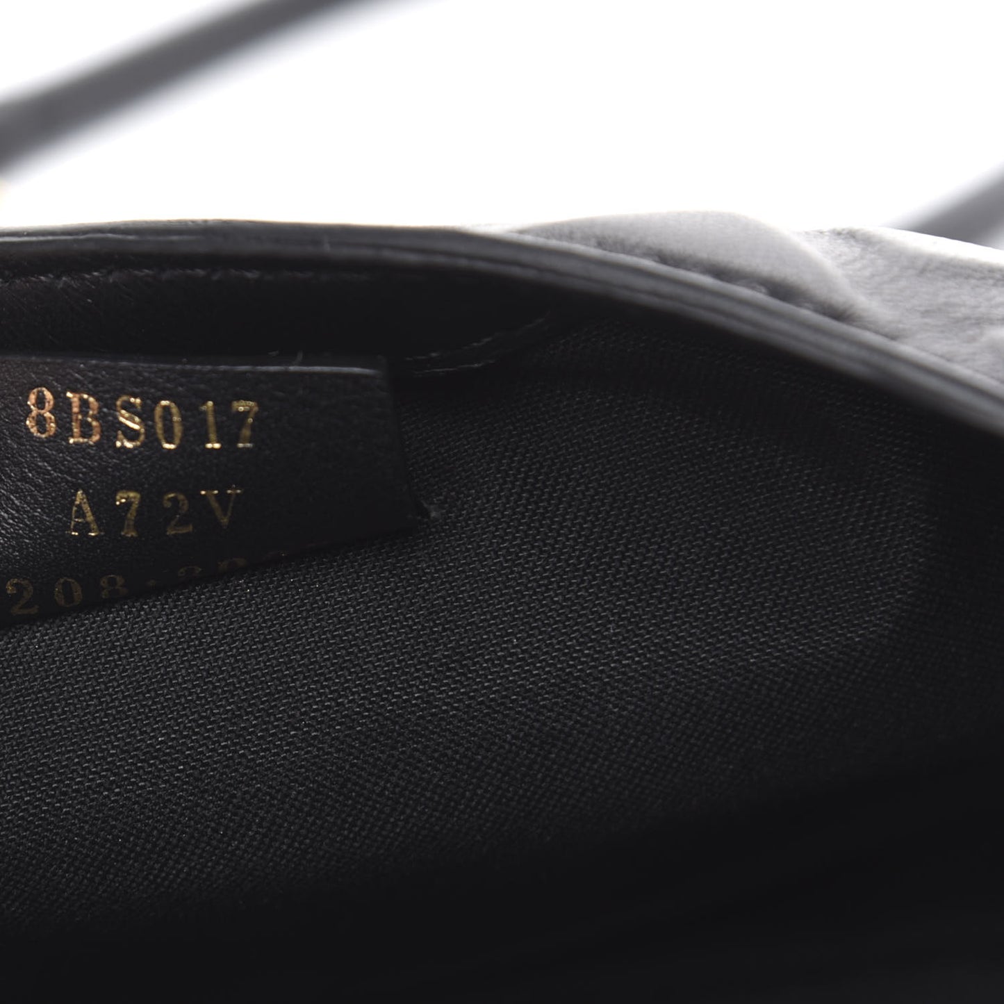 Nappa FF 1974 Embossed Mini Baguette Black