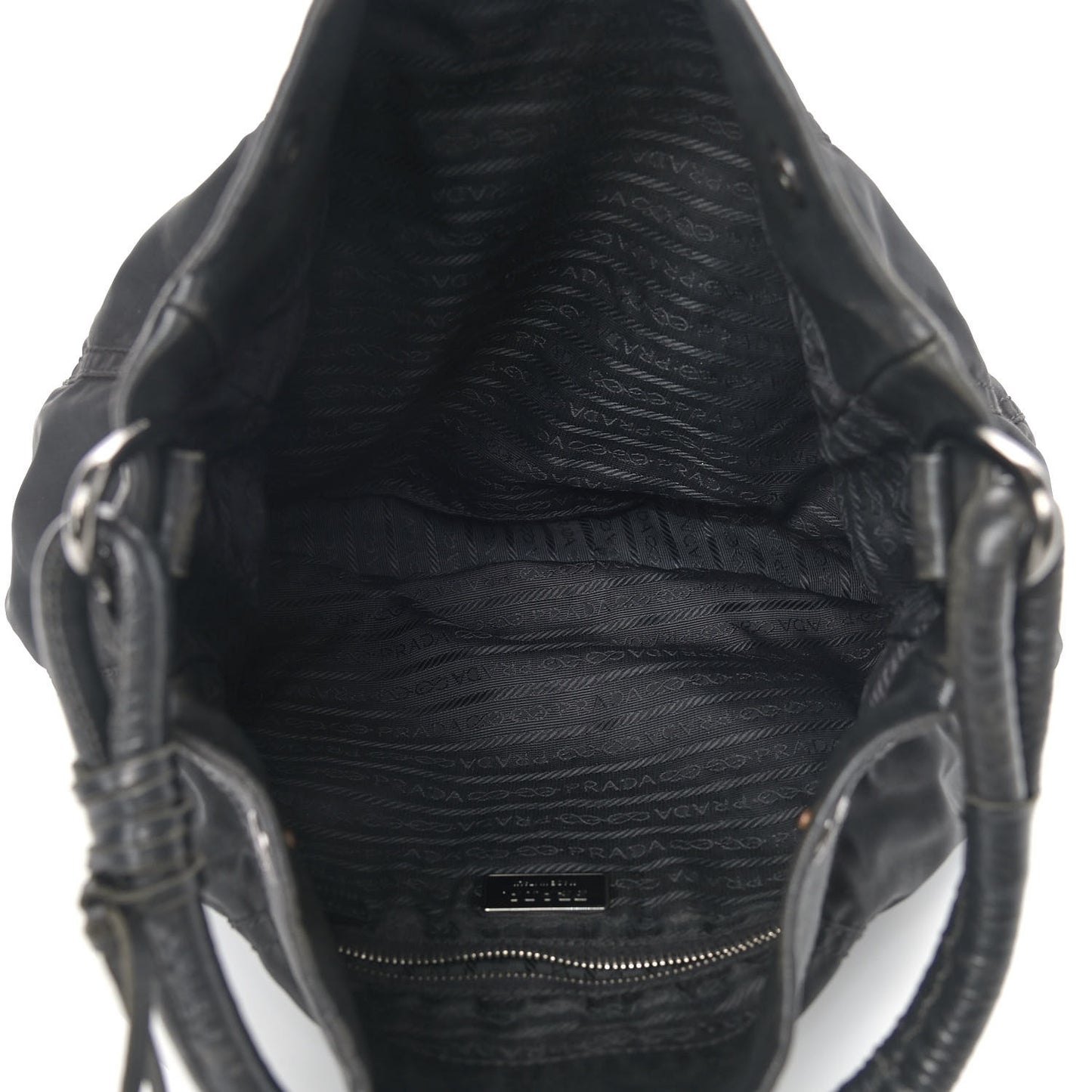 Tessuto Nylon Nappa Soft Hobo Ardesia