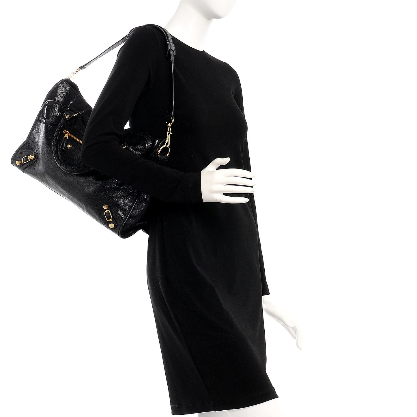 Agneau Giant 12 Gold Hardware City Black