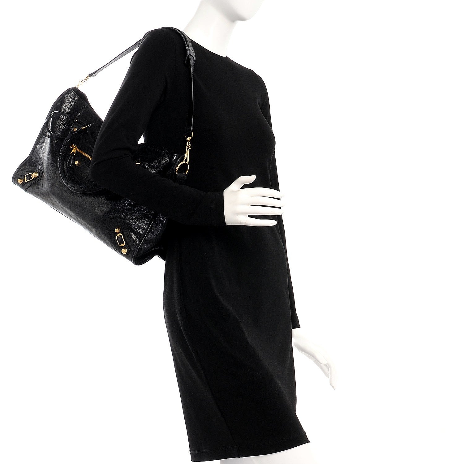 Balenciaga Agneau Giant 12 Gold Hardware City Black 2 of 8