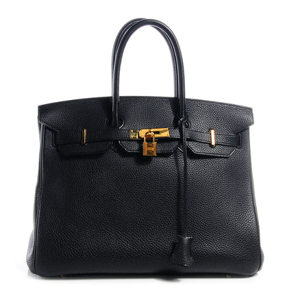 Hermes Togo Birkin 35 Black 1 of 10