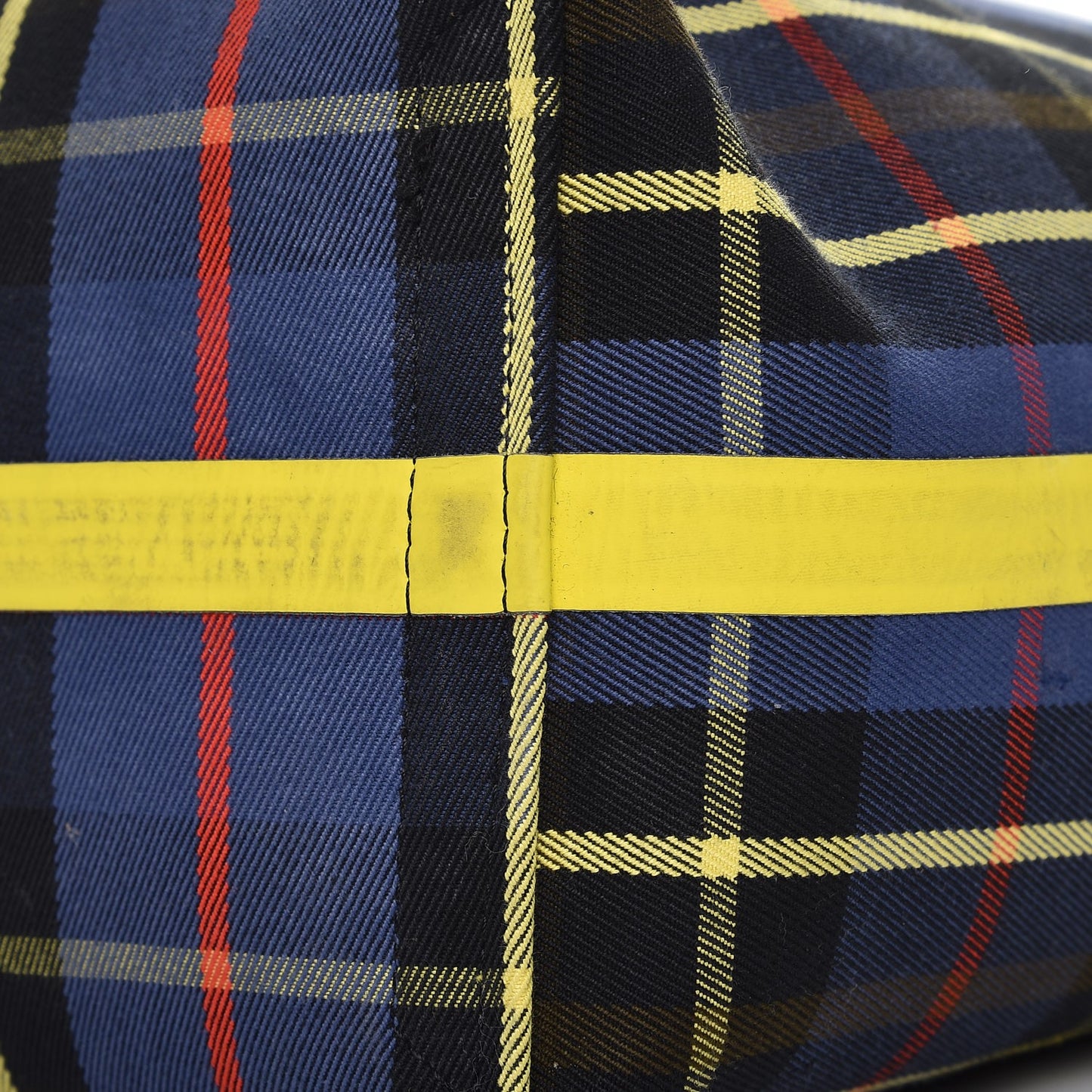 Vintage Check Medium The Giant Reversible Tote Racing Green Cobalt Blue