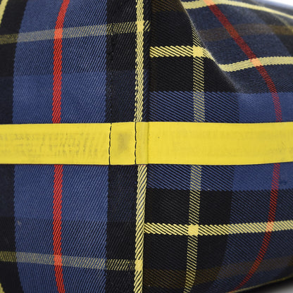 Burberry Vintage Check Medium The Giant Reversible Tote Racing Green Cobalt Blue 12 of 12