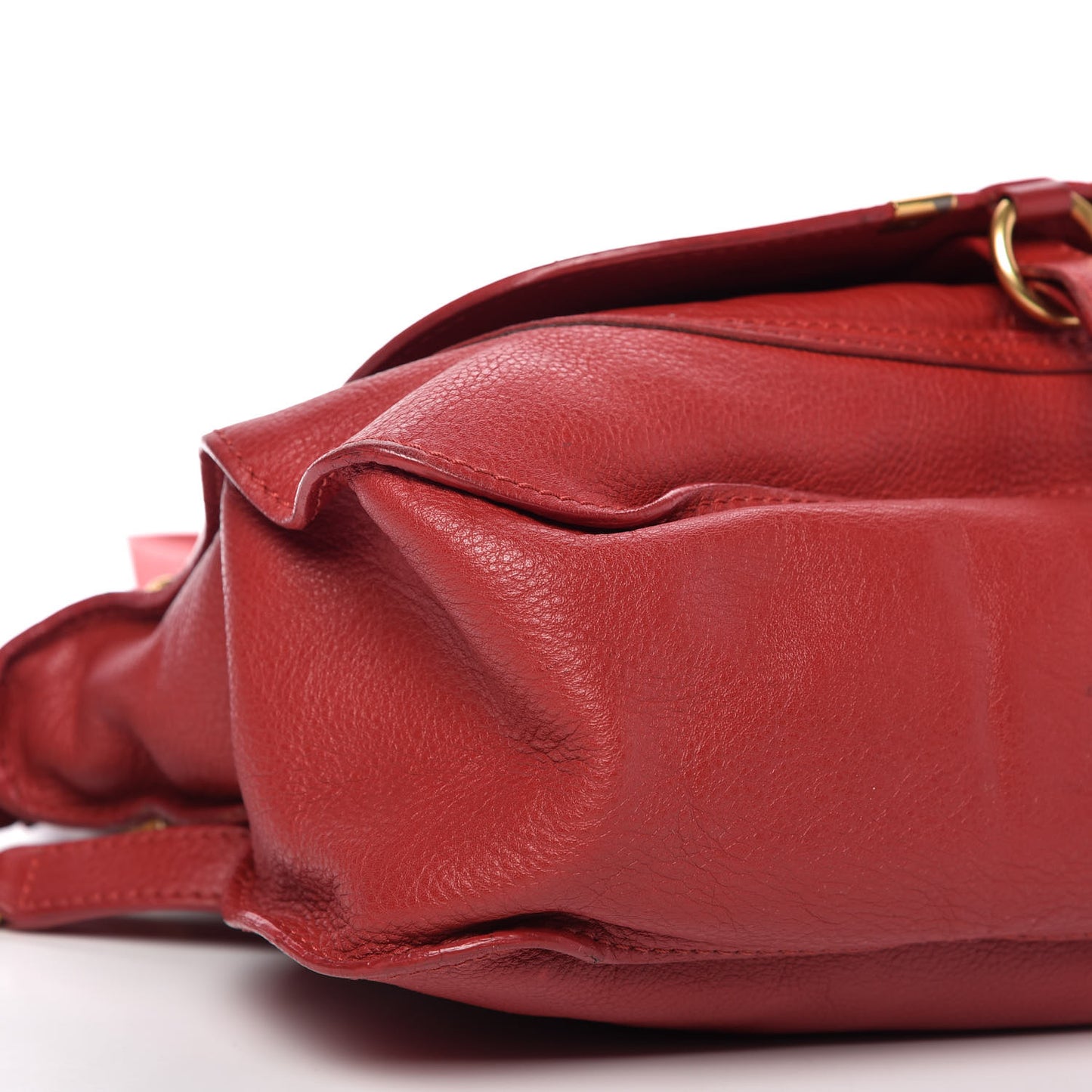 Calfskin Medium Marcie Satchel Acerola