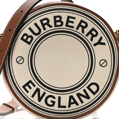 Burberry Canvas Calfskin Louise Bag Natural 8 of 11