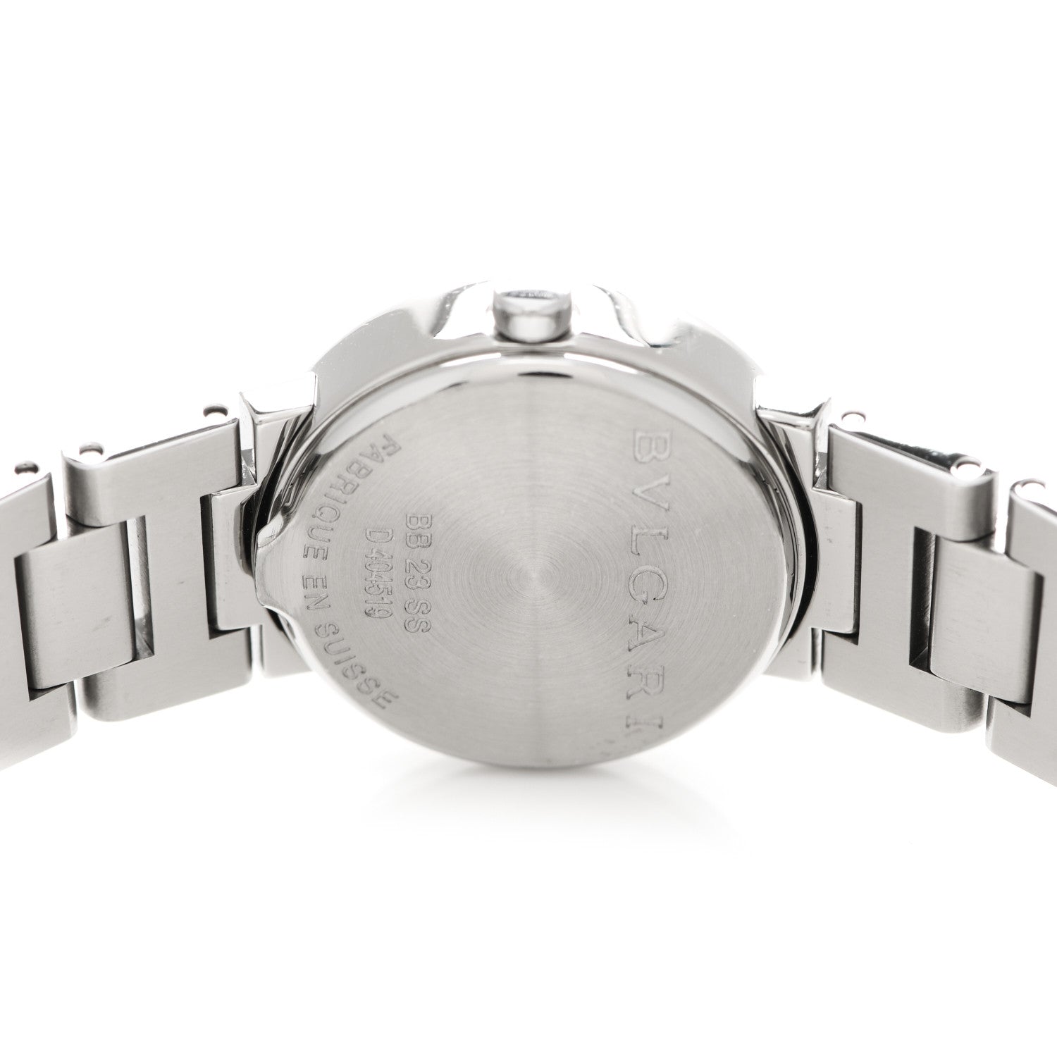 Bulgari Stainless Steel 23mm Quartz Watch Blue 4 of 5
