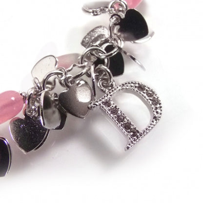 Christian Dior Rose Heart Charm Bracelet 5 of 5