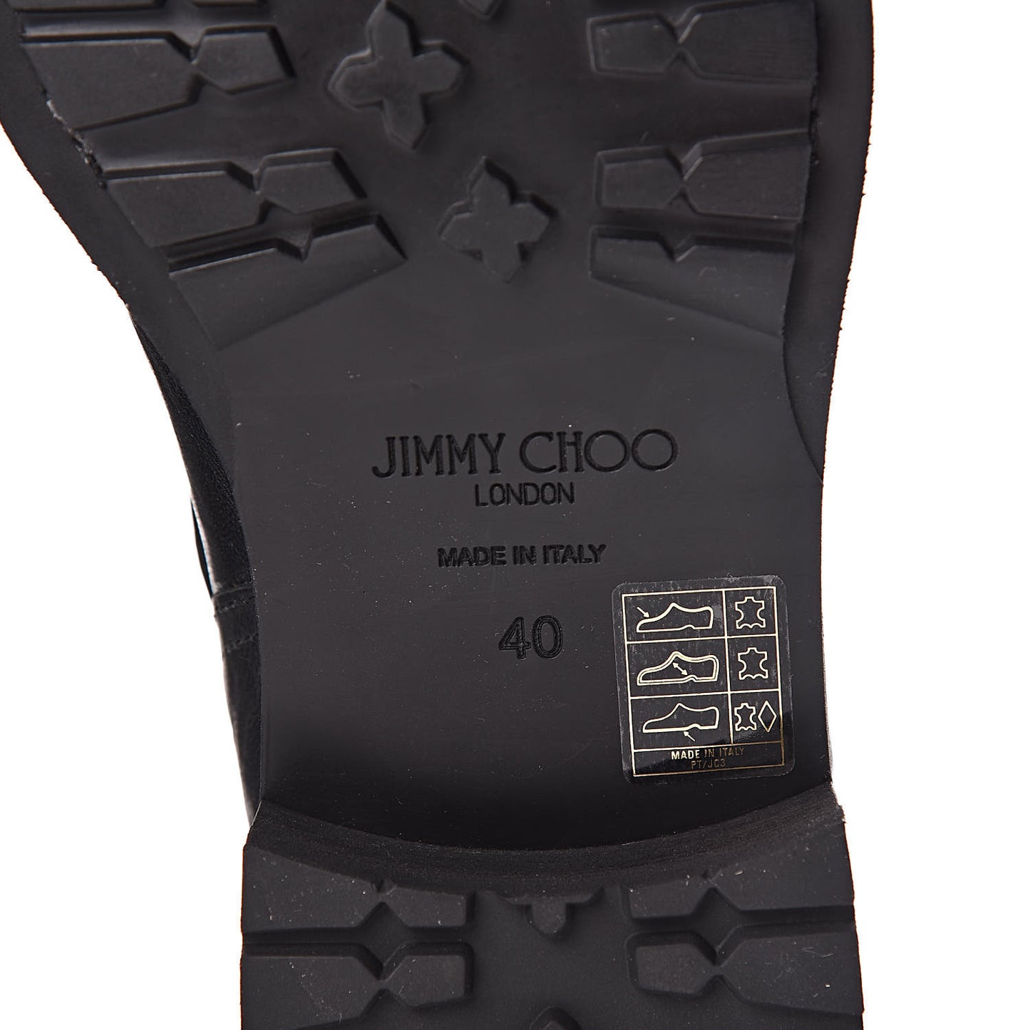 Lambskin Biker Boots 40 Black