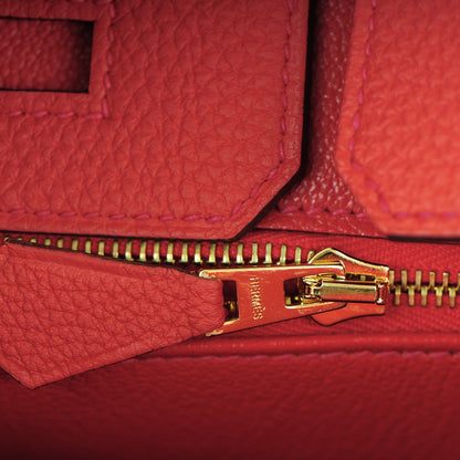 Hermes Togo Birkin 25 Geranium 14 of 25