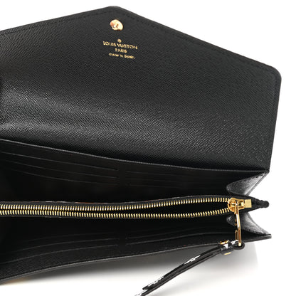 Louis Vuitton Monogram Giant Jungle Sarah Wallet Black 5 of 8