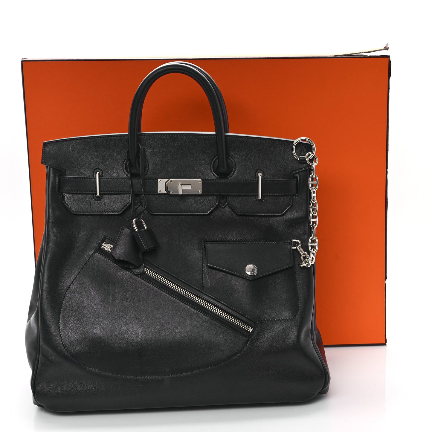 Veau Volupto Rock HAC Birkin 40 Black