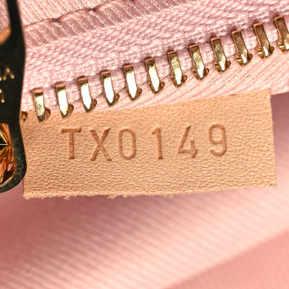 Louis Vuitton Damier Azur Graceful MM Rose Ballerine 7 of 11