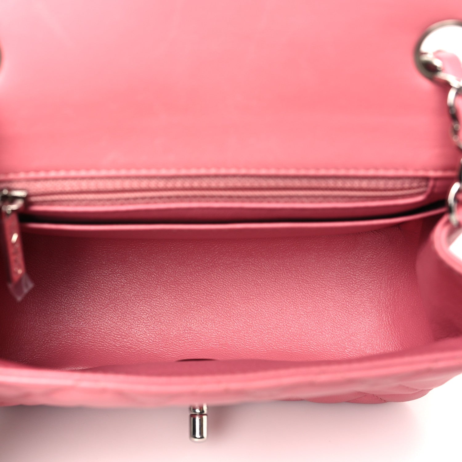 Chanel Lambskin Quilted Mini Square Flap Pink 4 of 10