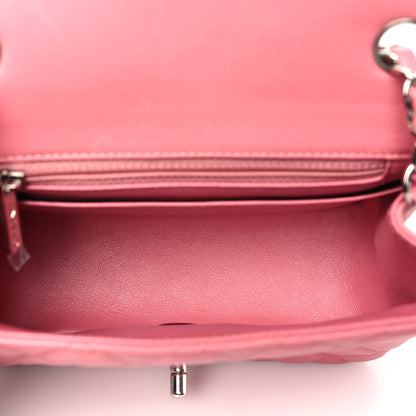Chanel Lambskin Quilted Mini Square Flap Pink 4 of 10