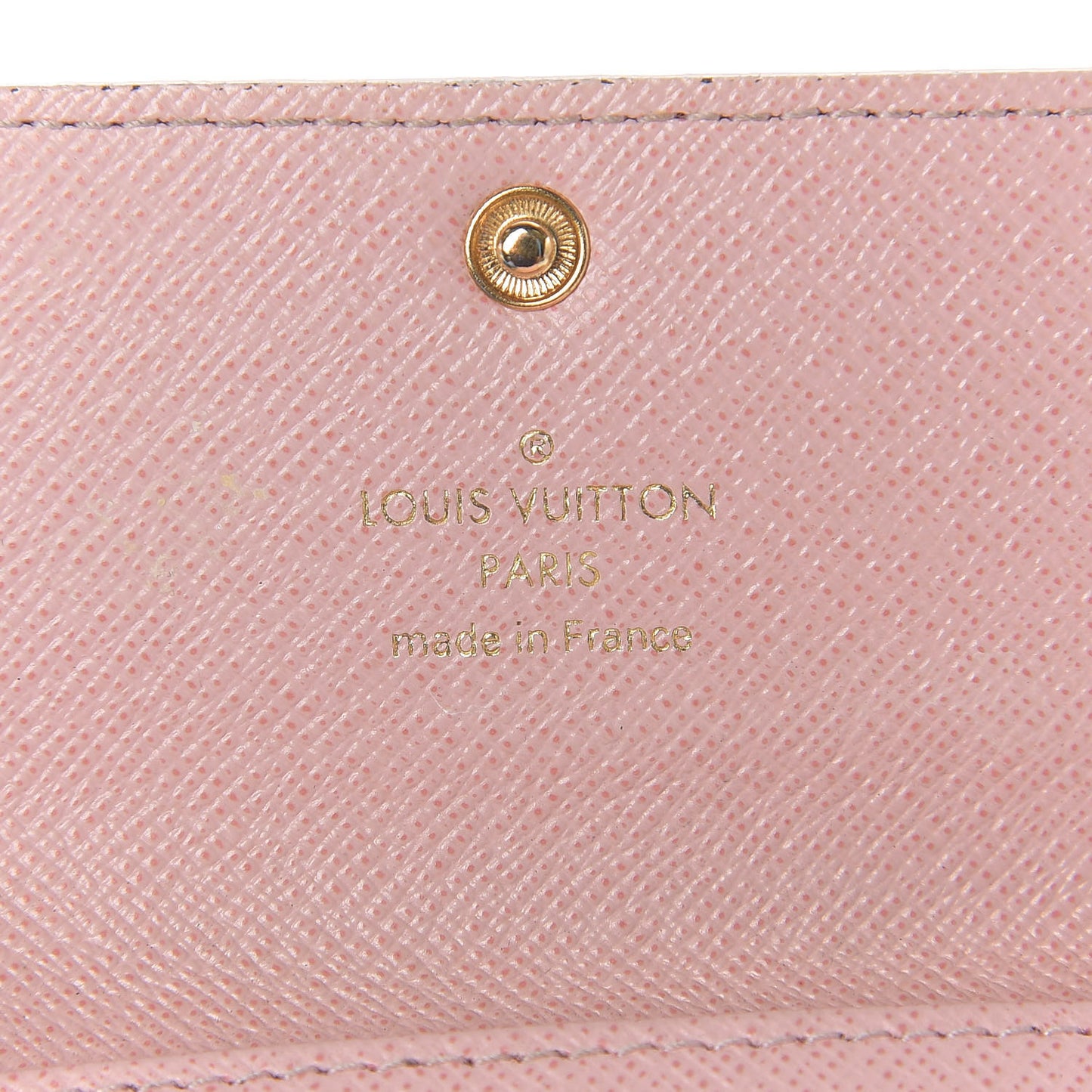 Damier Ebene Multicles 6 Key Holder Rose Ballerine