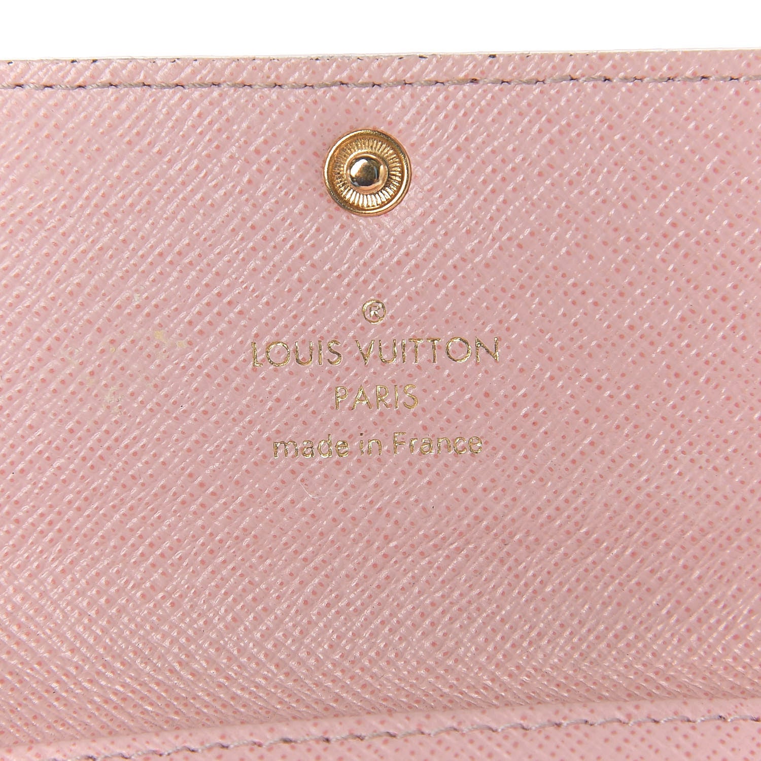 Louis Vuitton Damier Ebene Multicles 6 Key Holder Rose Ballerine 6 of 9