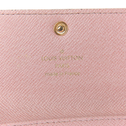 Louis Vuitton Damier Ebene Multicles 6 Key Holder Rose Ballerine 6 of 9