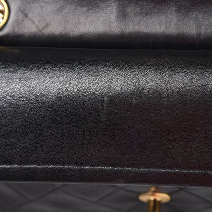 Chanel Lambskin Quilted Small Double Flap Black 19 of 21