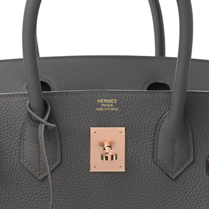 Hermes Togo Birkin 30 Etain 6 of 10