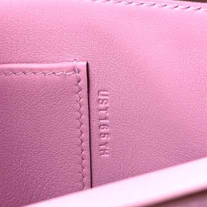 Hermes Swift Kelly Cut Clutch Pochette Mauve Sylvestre 7 of 11
