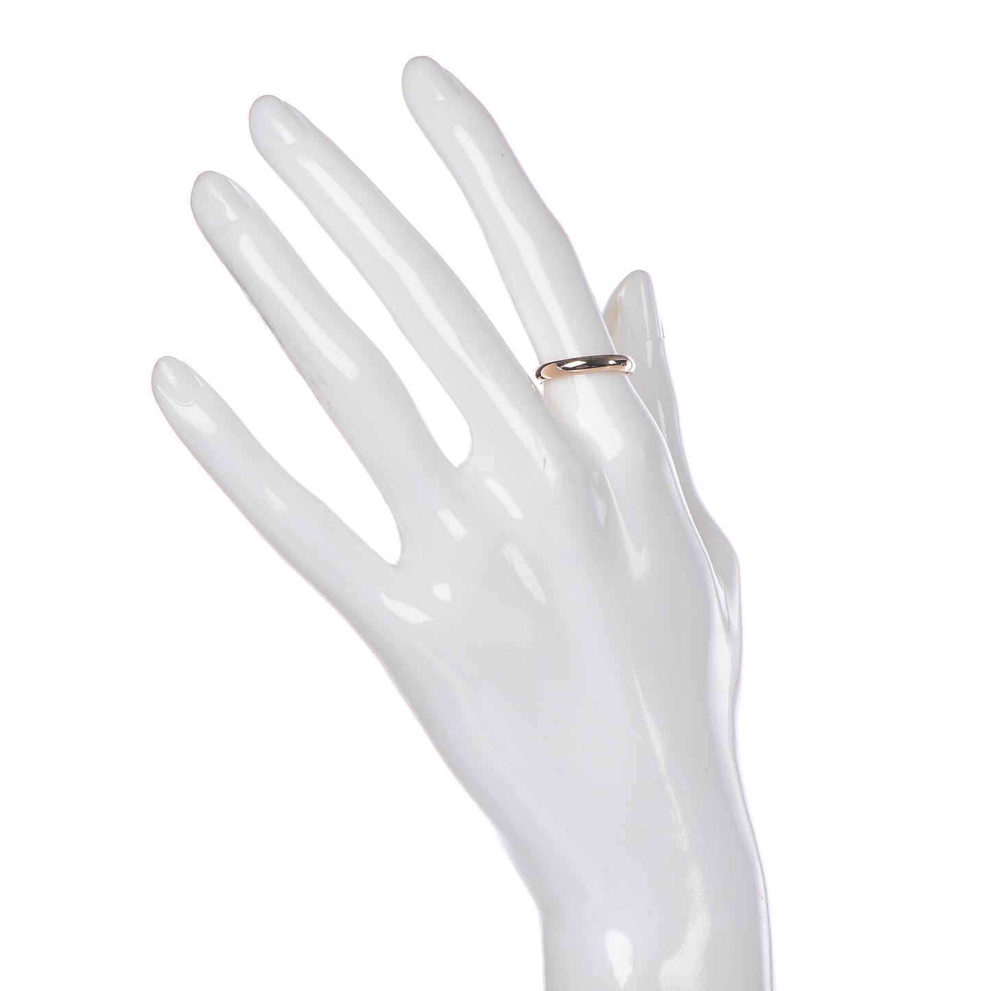 18K Rose Gold Wedding Band Ring 51 5.75