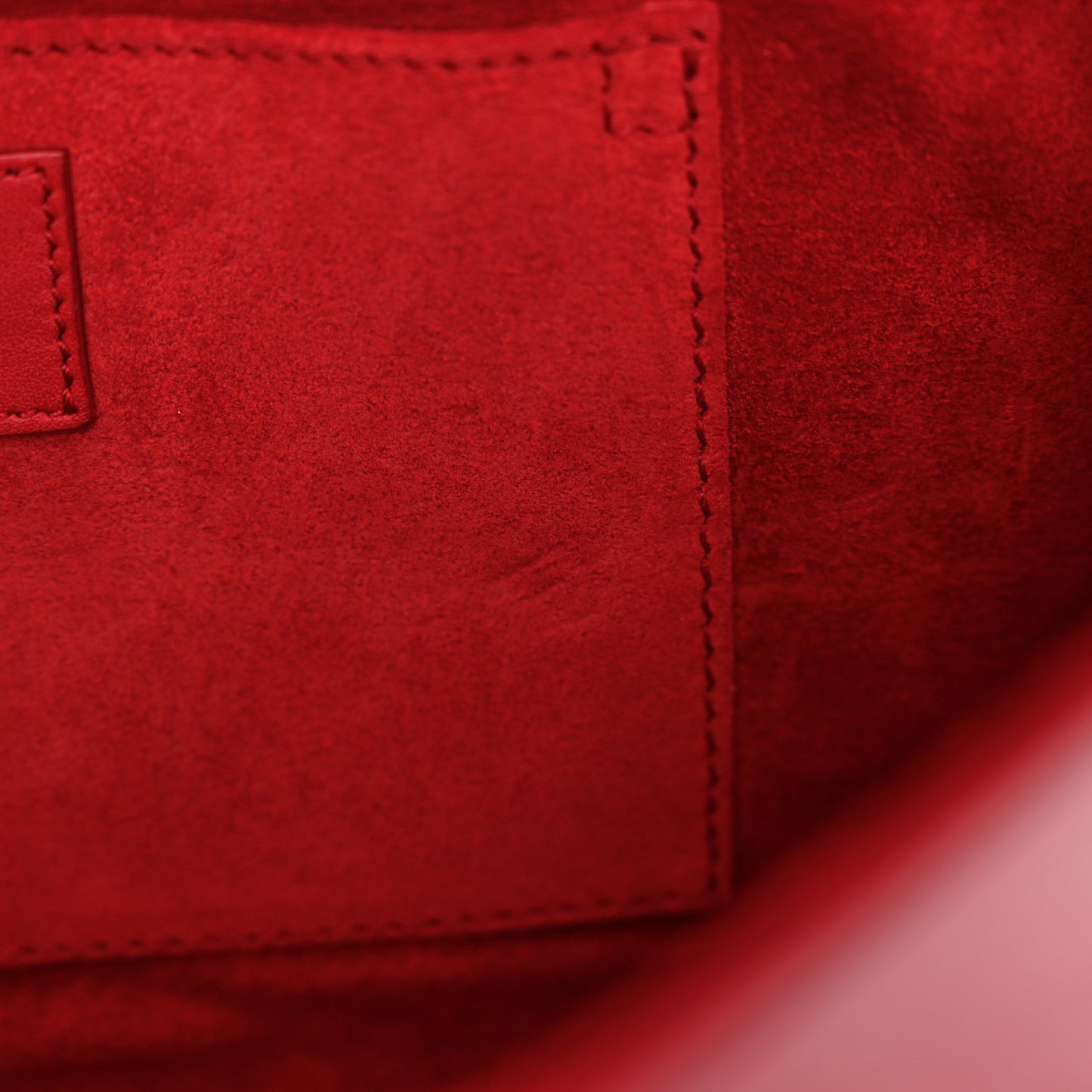 Calfskin Classic Y Ligne Clutch Red