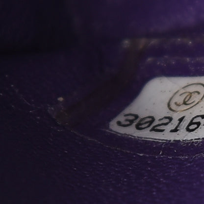 Chanel Aged Calfskin Quilted 2.55 Reissue Mini Flap Purple 7 of 10