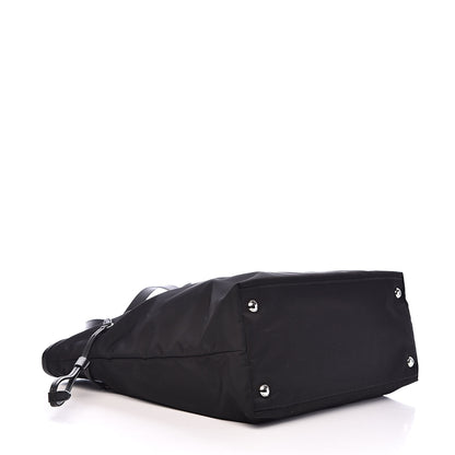 Prada Tessuto Nylon Saffiano Tote Black 4 of 11