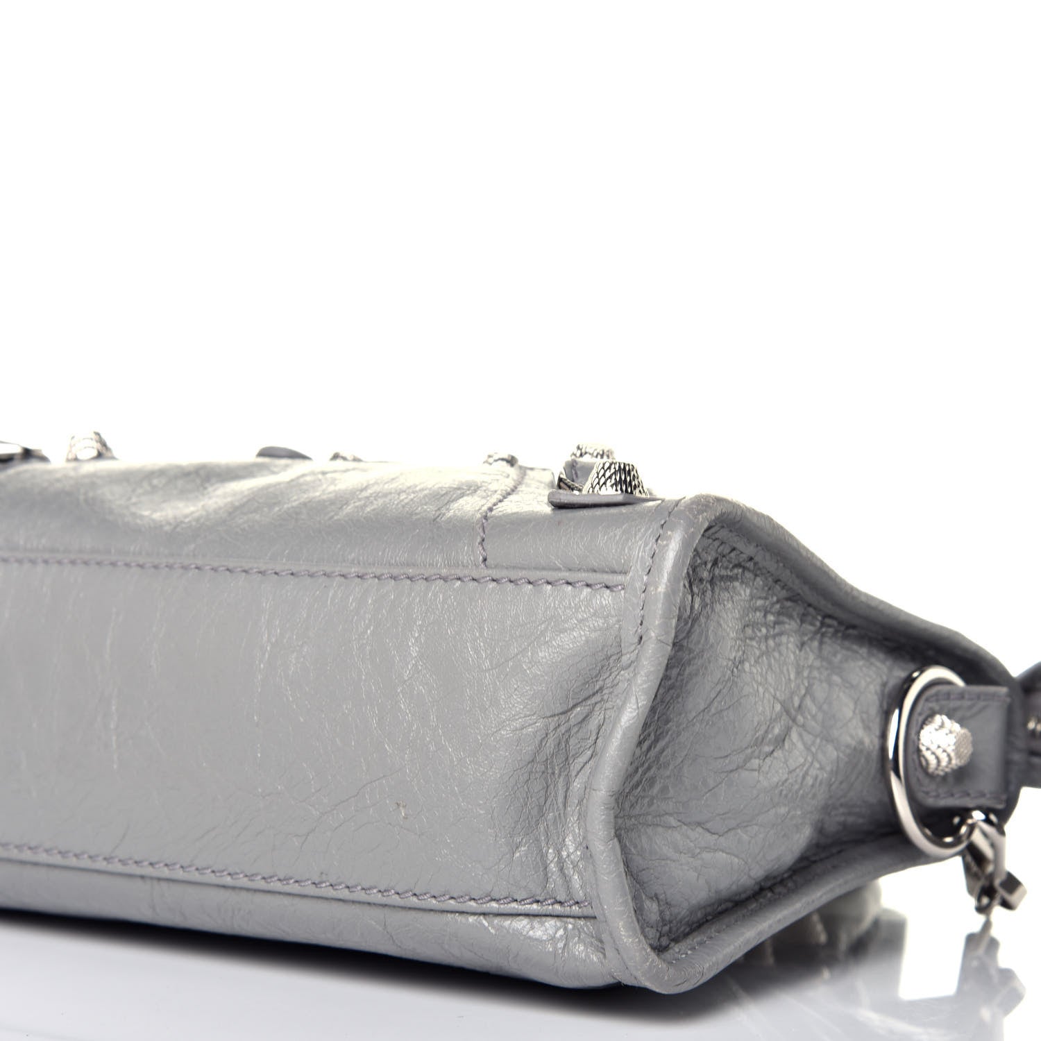 Balenciaga Agneau Giant 12 Silver Hardware Mini City Gris Haussmannien 8 of 8