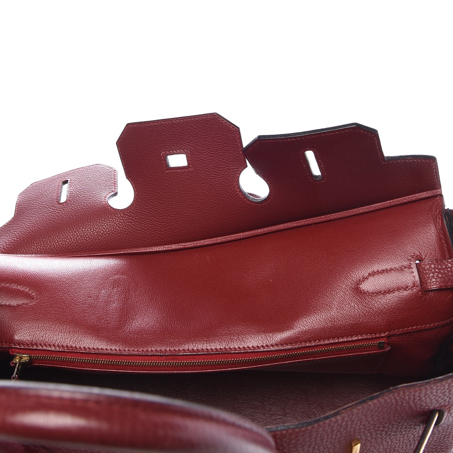 Hermes Fjord Birkin 35 Rouge H 9 of 41