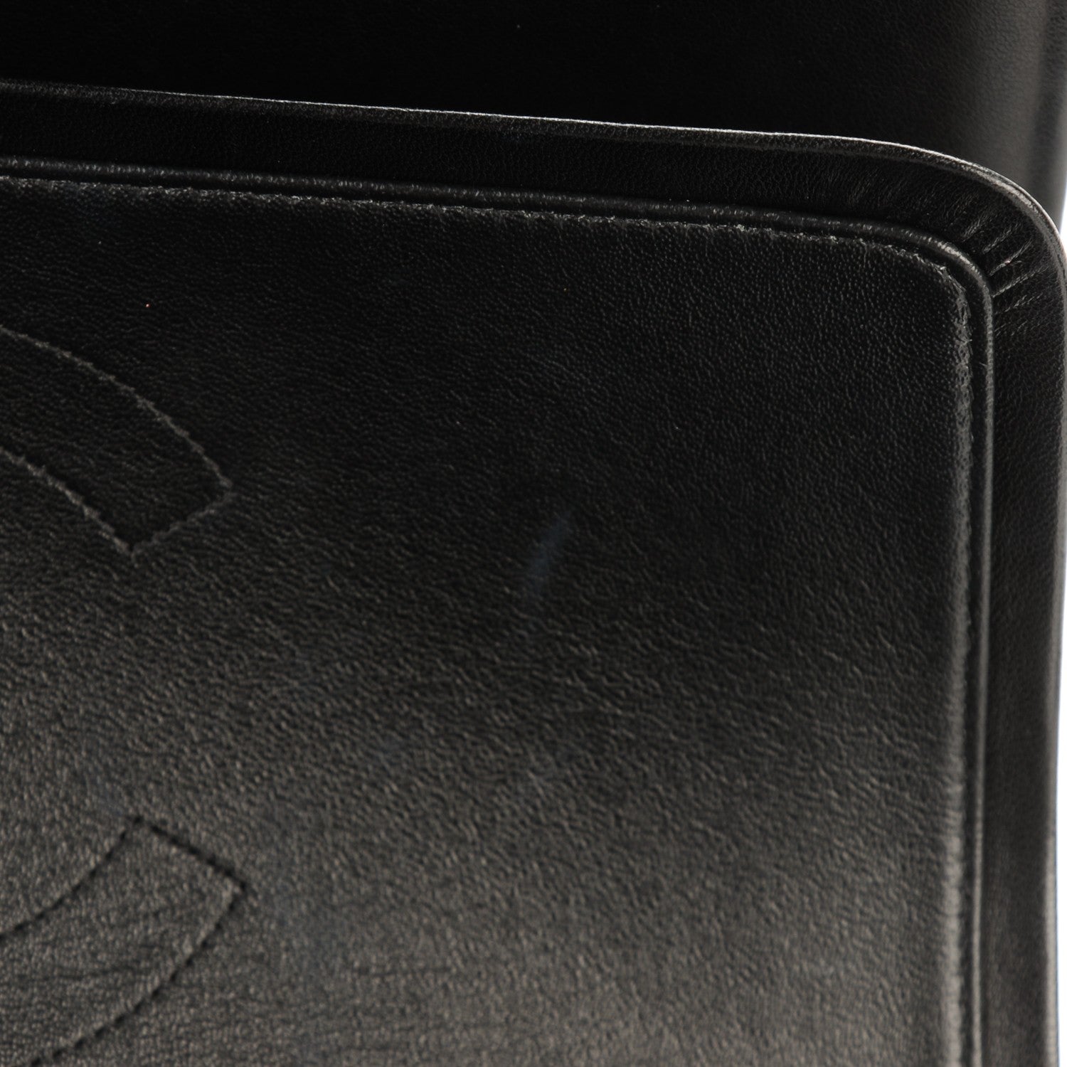 Chanel Lambskin Chevron Quilted Jumbo Double Flap So Black 10 of 10