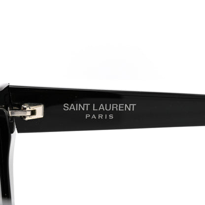 Saint Laurent Acetate Mica Cat Eye Sunglasses SL 276 Black 6 of 8