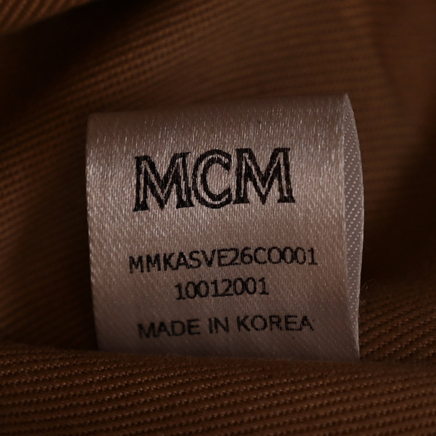 MCM Visetos Large Stark Backpack Cognac 7 of 10