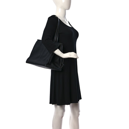 Loewe Grained Calfskin Small Cushion Tote Black 3 of 13
