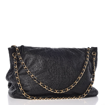 Chanel Vinyl XL Rock and Chain Flap Black 3 of 13