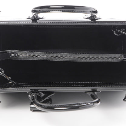 Saint Laurent Ribbed Patent Calfskin Baby Sac De Jour Black 6 of 7