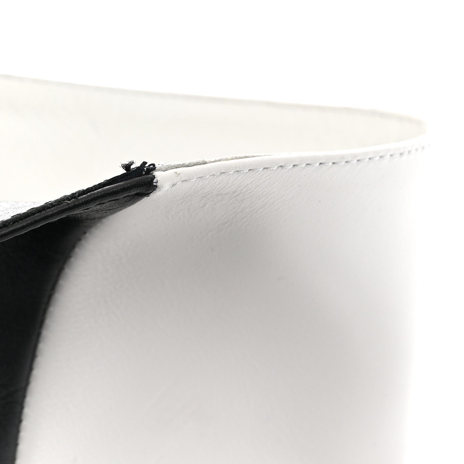 Christian Louboutin Calfskin Astrilarge 100 Knee Boots 37 Black White 11 of 12