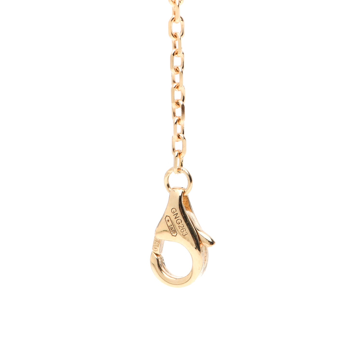 Cartier 18K Yellow Gold Diamond LM D'Amour Bracelet 3 of 5
