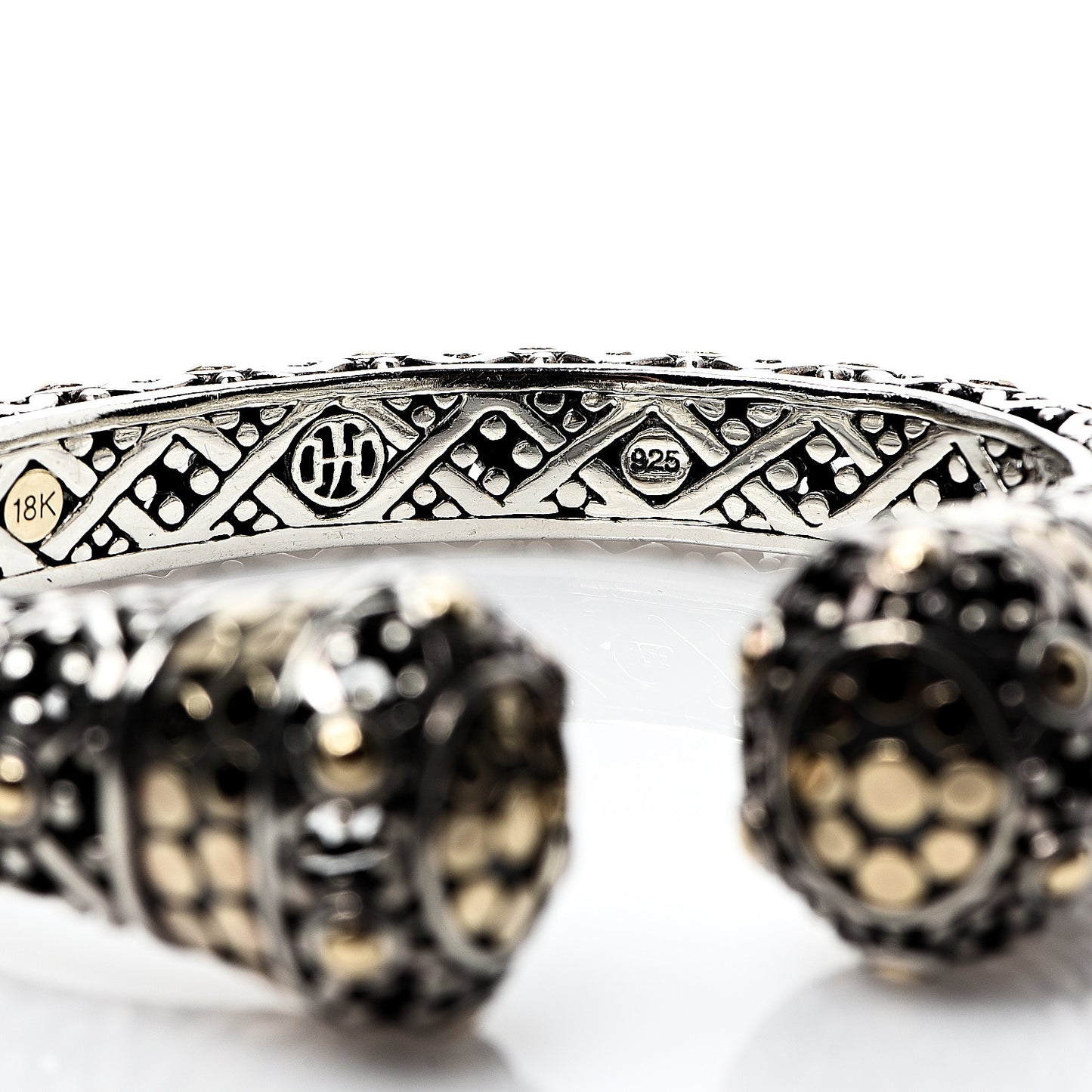 Sterling Silver 18K Yellow Gold Jaisalmer Kick Cuff Bracelet