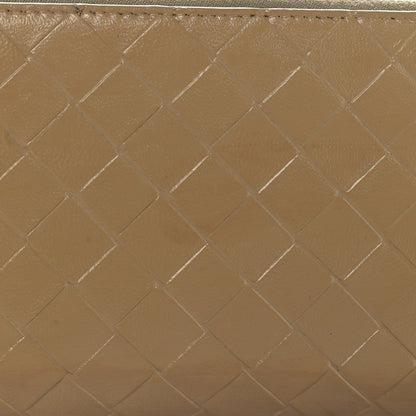 Bottega Veneta Nappa Intrecciato Zip Around Wallet Taupe 8 of 8