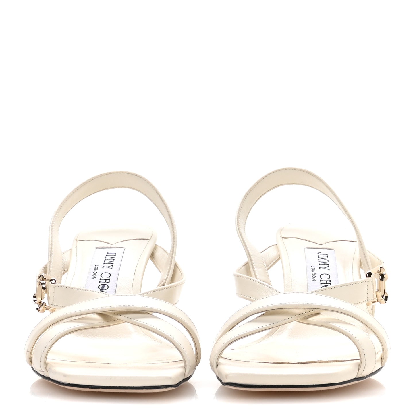 Nappa Jess 65 Sandals 37 White