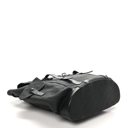Louis Vuitton Taurillon Monogram Christopher MM Backpack Black 4 of 9