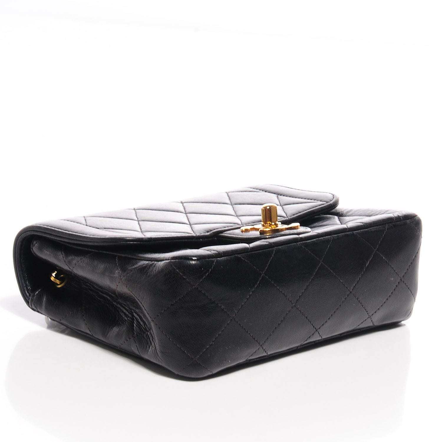 Chanel Lambskin Quilted Mini Square Flap Black 4 of 7