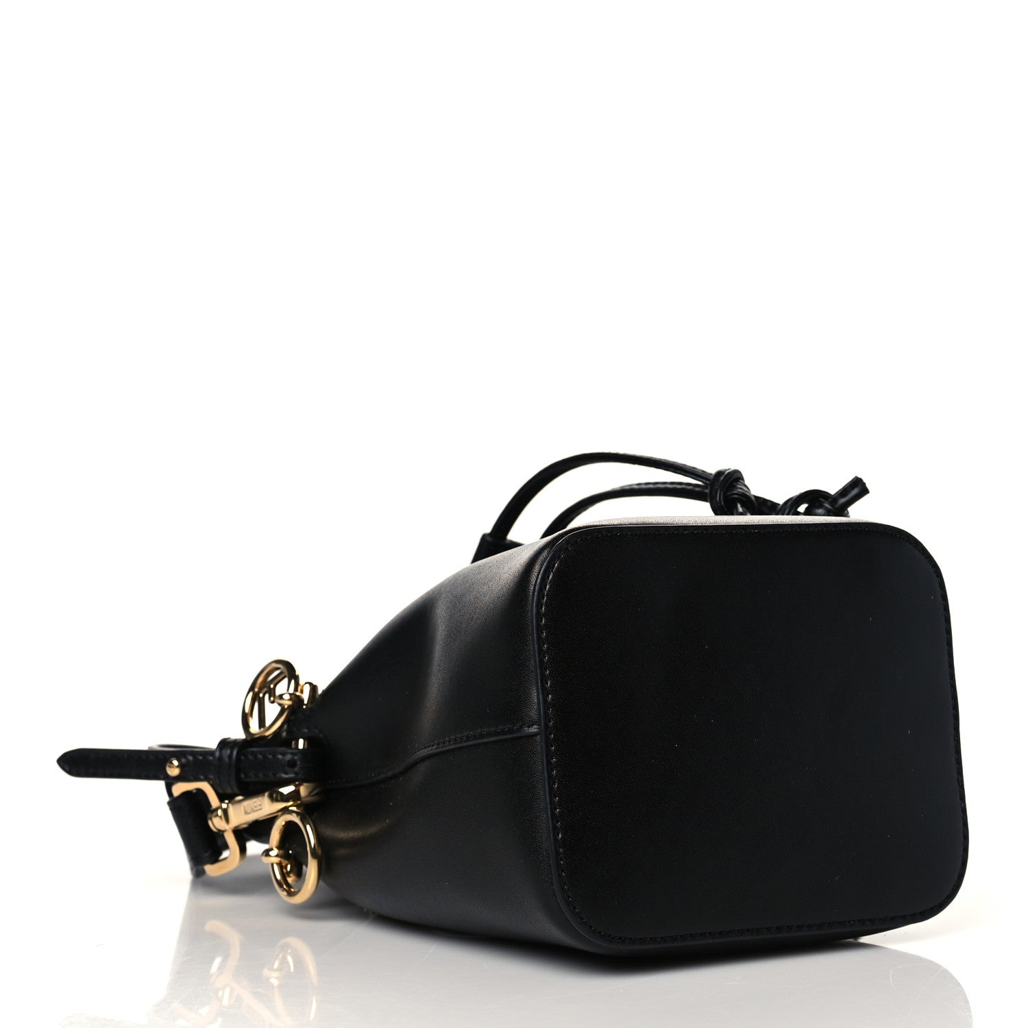 Fendi Vitello Liberty Lucido F is Fendi Mini Mon Tresor Bucket Bag Black 4 of 11