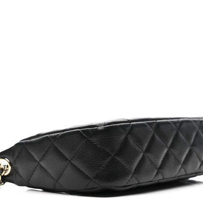 Chanel Caviar Quilted Purse With Chain Black 9 of 10