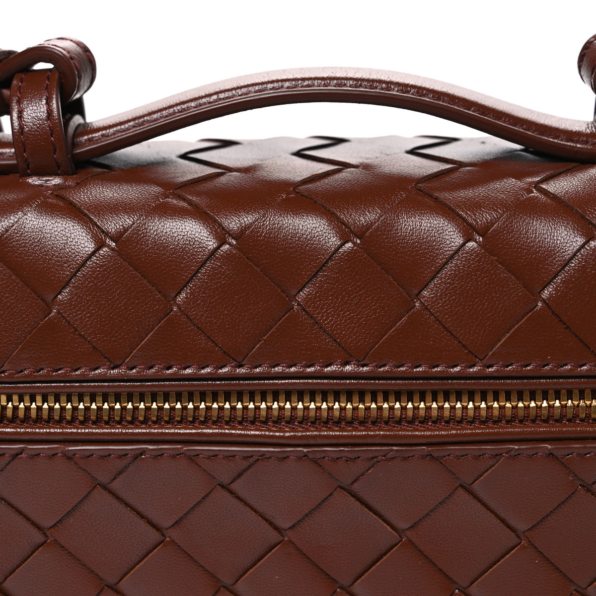 Nappa Intrecciato Bang Bang Vanity Case Sapele